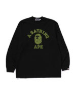 Bape Merch Monogram Relaxed Fit Ls T-Shirt